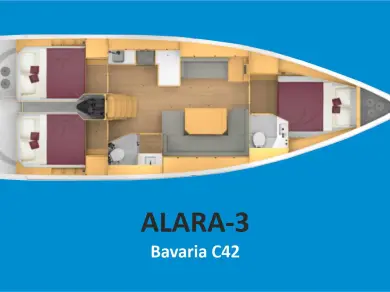 Bootverhuur Bavaria Bavaria C42 in Fethiye via SamBoat