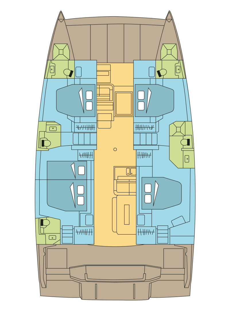 Huur een Bali Bali 4.8 in Nassau