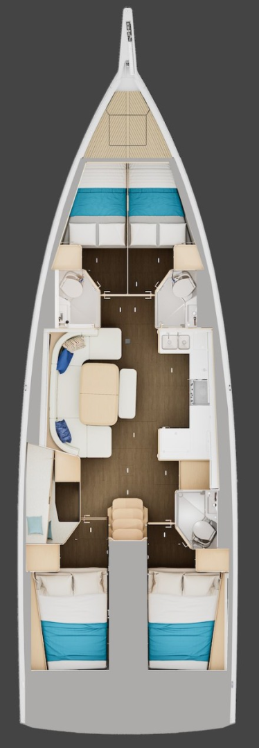 Jeanneau Sun Odyssey 455 te huur van particulier of professional in Parham Town