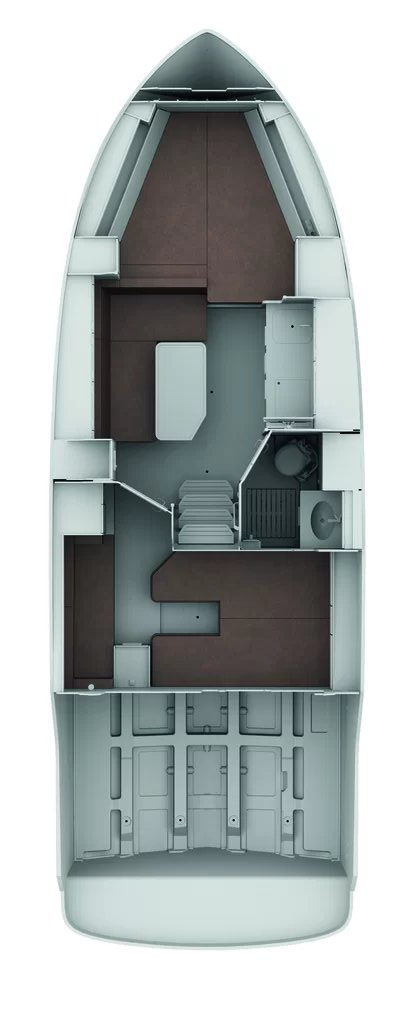 Verhuur Motorboot Bavaria met vaarbewijs