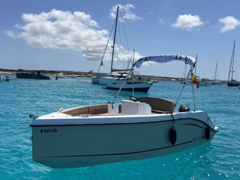 Verhuur Motorboot in Sant Antoni de Portmany - Silver 555 PREMIUM BOAT