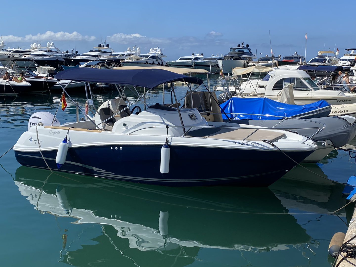 Huur een Jeanneau Cap Camarat 6.5 WA in Ibiza Town