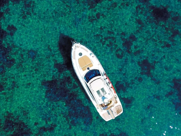 Verhuur Motorboot in Vlychada - Cranchi Cranchi Mediterranee 43 HT