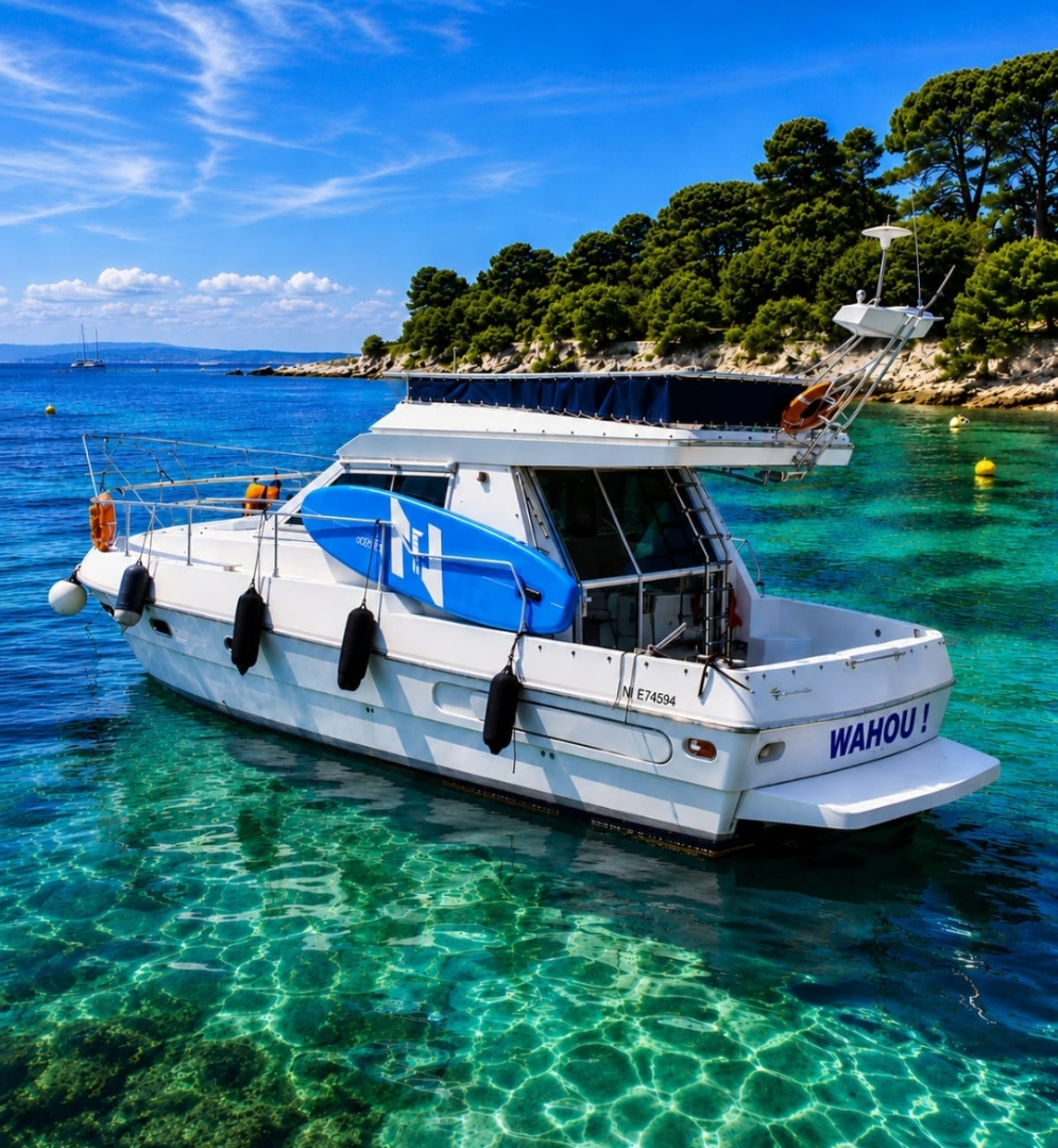 Verhuur Motorboot in Cannes - Ferretti 34
