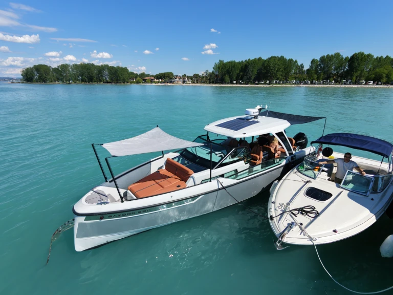 Huur een Saxdor Saxdor 320 GTO in Sirmione