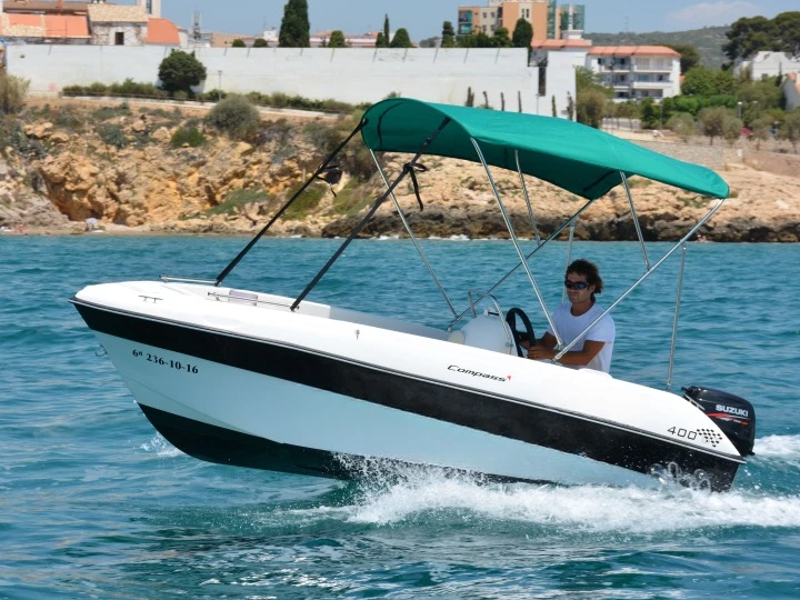 Bootverhuur Sitges goedkoop Compass 400 GT