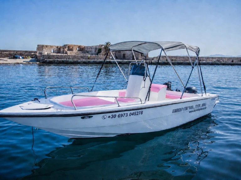 Verhuur Motorboot Kreta Mare met vaarbewijs