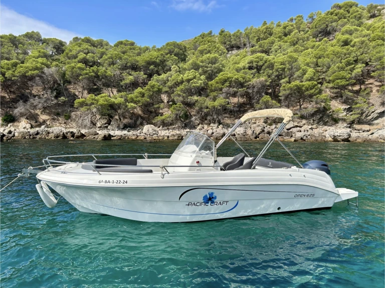 Verhuur Motorboot Pacific Craft met vaarbewijs