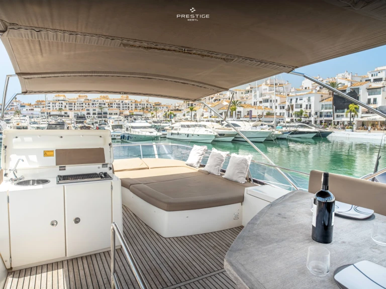 Verhuur Motorboot in Puerto Deportivo de Lujo en Marbella - Jeanneau Prestige 500 Fly