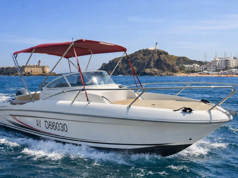 Verhuur Motorboot Bénéteau met vaarbewijs
