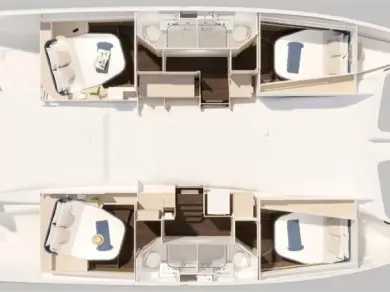 Jachthuur in Álimos - Fountaine Pajot Fountaine Pajot FP 44 Quatuor - 4 + 2 cab. via SamBoat