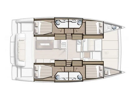 Verhuur Catamaran in Volos - Bali Bali 4.2 CAT/5 cab