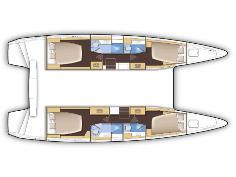 Lagoon Lagoon 42/6 cab te huur van particulier of professional in Volos