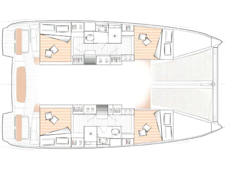Verhuur Catamaran in Pula - Excess Excess 11 (Cat)/6 cab