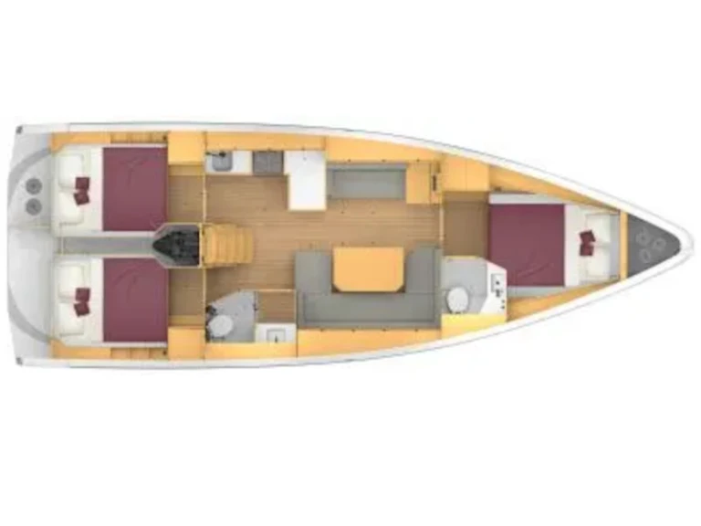 Verhuur Zeilboot in Skiathos - Bavaria Bavaria C42 /3cab