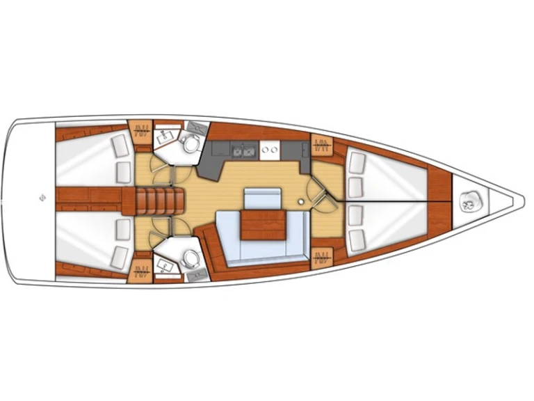 Huur Zeilboot met of zonder schipper Bénéteau in Gouviá