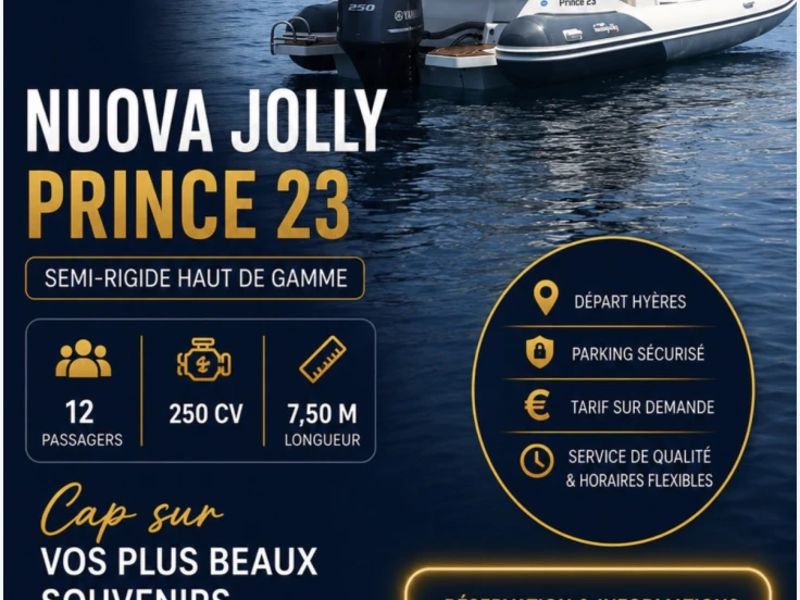 Nuova Jolly Prince 23 te huur van particulier of professional in Hyères