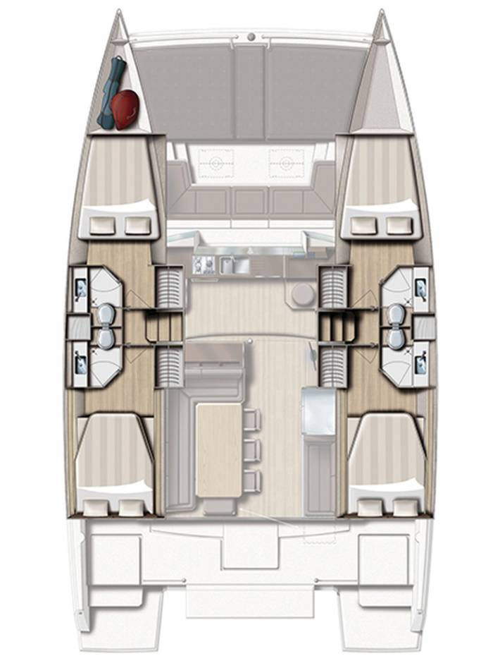 Jachthuur in Plataniás - Bali Bali 4.3 via SamBoat