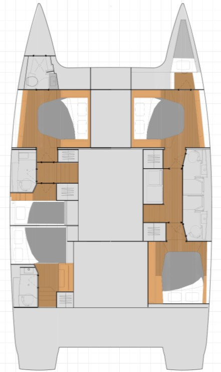 Verhuur Catamaran Fountaine Pajot met vaarbewijs