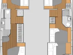 Verhuur Catamaran in Saint-Raphaël - Fountaine Pajot Aura 51