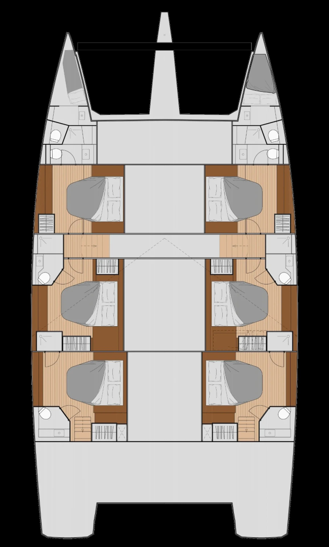 Verhuur Catamaran in Procida - Fountaine Pajot Fountaine Pajot Samana 59 - 6 + 2 cab