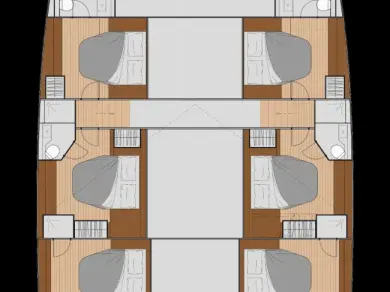 Verhuur Catamaran in Procida - Fountaine Pajot Fountaine Pajot Samana 59 - 6 + 2 cab
