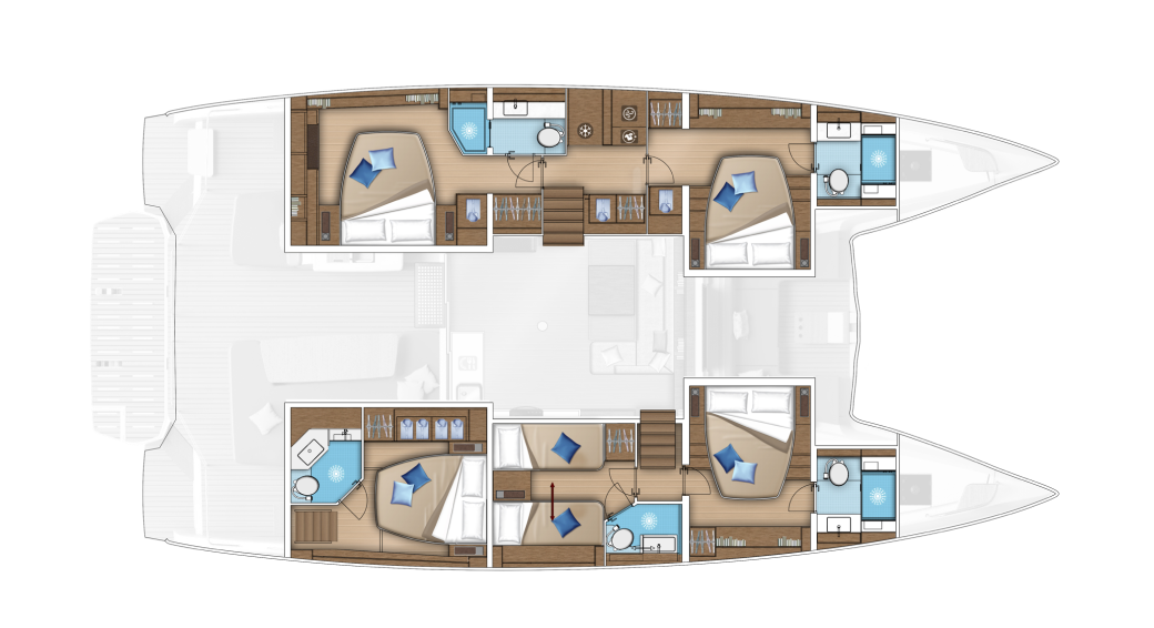 Verhuur Catamaran in Cannes - Lagoon Lagoon 52 F