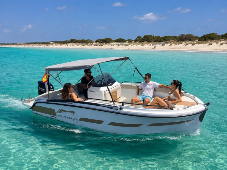 Motorboot te huur in Club Nautico S'Estanyol voor de beste prijs