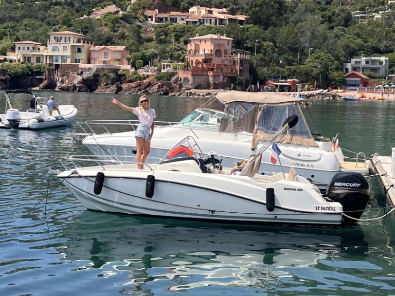 Bootverhuur Cannes goedkoop Quicksilver 605 Sundeck