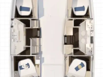 Bootverhuur Fountaine Pajot Fountaine Pajot FP 41 Quatuor 3 in Pula via SamBoat