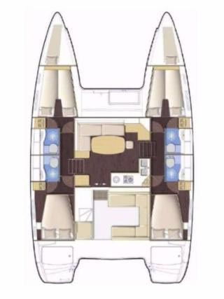 Verhuur Catamaran in Trogir - Lagoon Lagoon 400