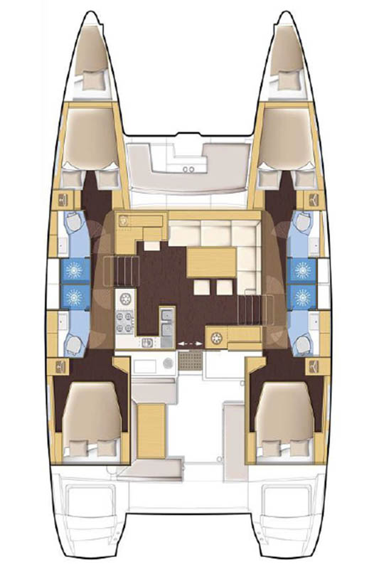 Bootverhuur Lagoon Lagoon 450 F in Álimos via SamBoat