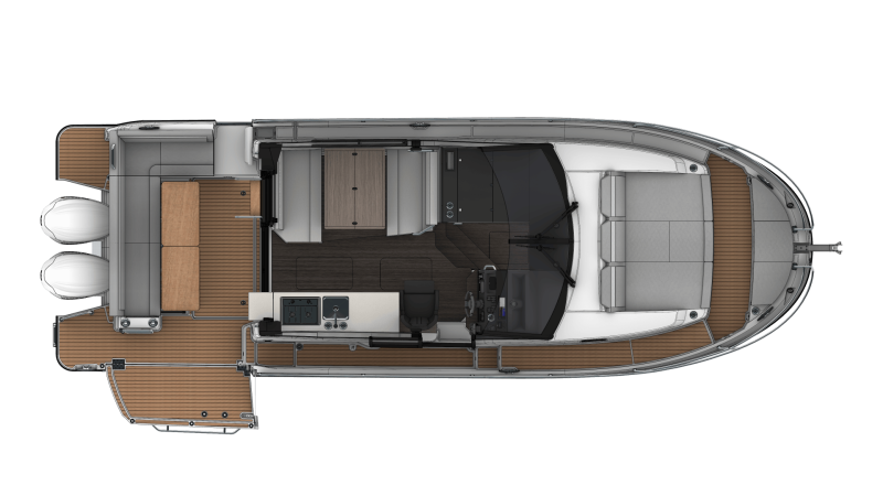 Verhuur Motorboot Jeanneau met vaarbewijs