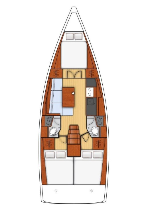 Verhuur Zeilboot Bénéteau met vaarbewijs