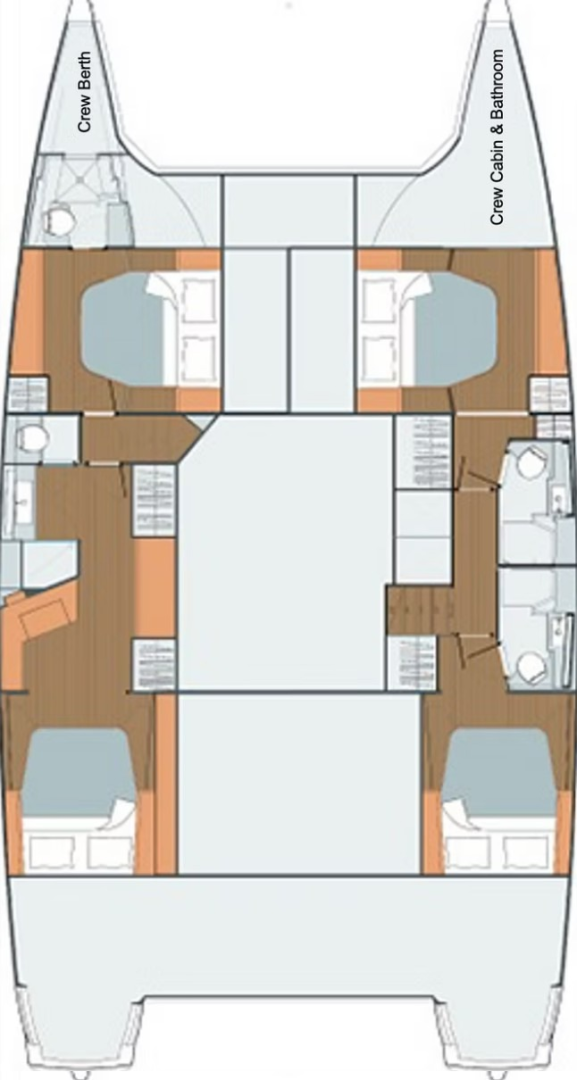 Huur een Fountaine Pajot Saba 50 in Ligia