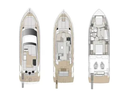 Jachthuur in Sukošan - Ferretti Ferretti Yachts 500 - 3 + 1 cab via SamBoat