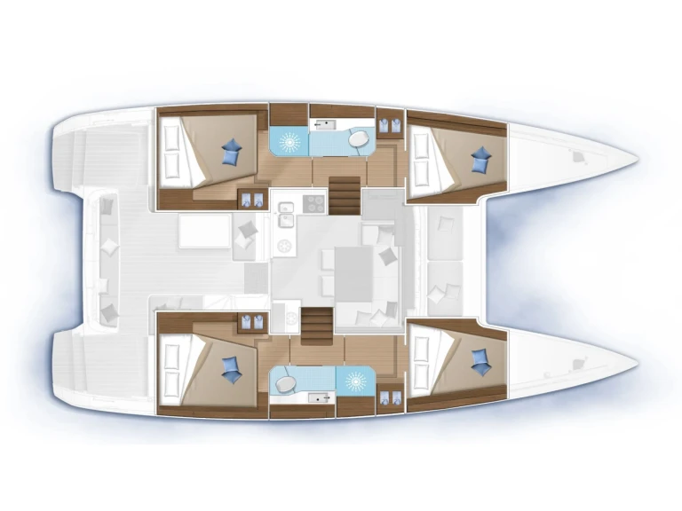 Bootverhuur Hyères goedkoop Lagoon 40