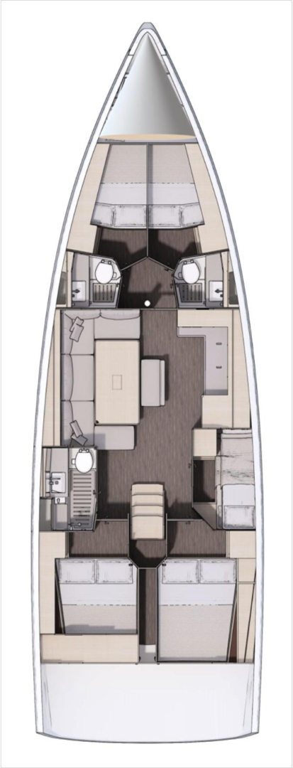 Verhuur Zeilboot Dufour met vaarbewijs