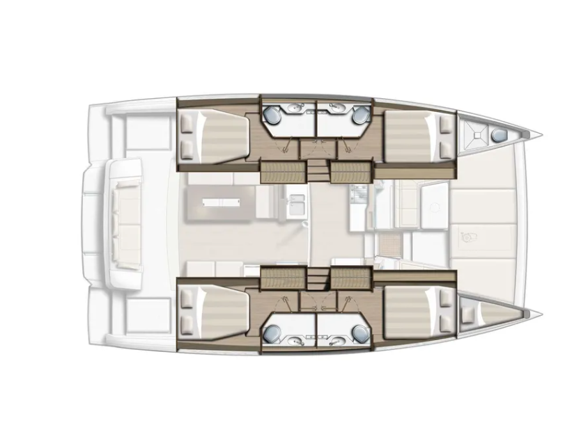 Verhuur Catamaran in Pálairos - Bali Bali 4.2