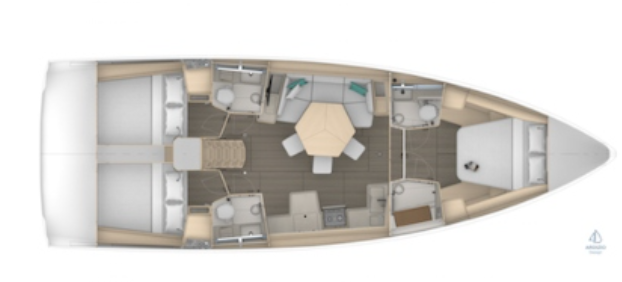 Verhuur Zeilboot Dufour met vaarbewijs