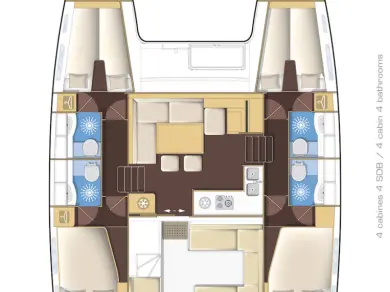 Lagoon Lagoon 400 S2 te huur van particulier of professional in Split