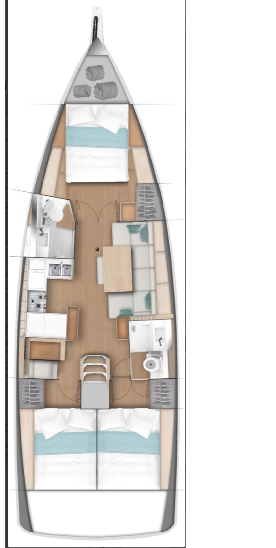 Bootverhuur Seget Donji goedkoop Sun Odyssey 440