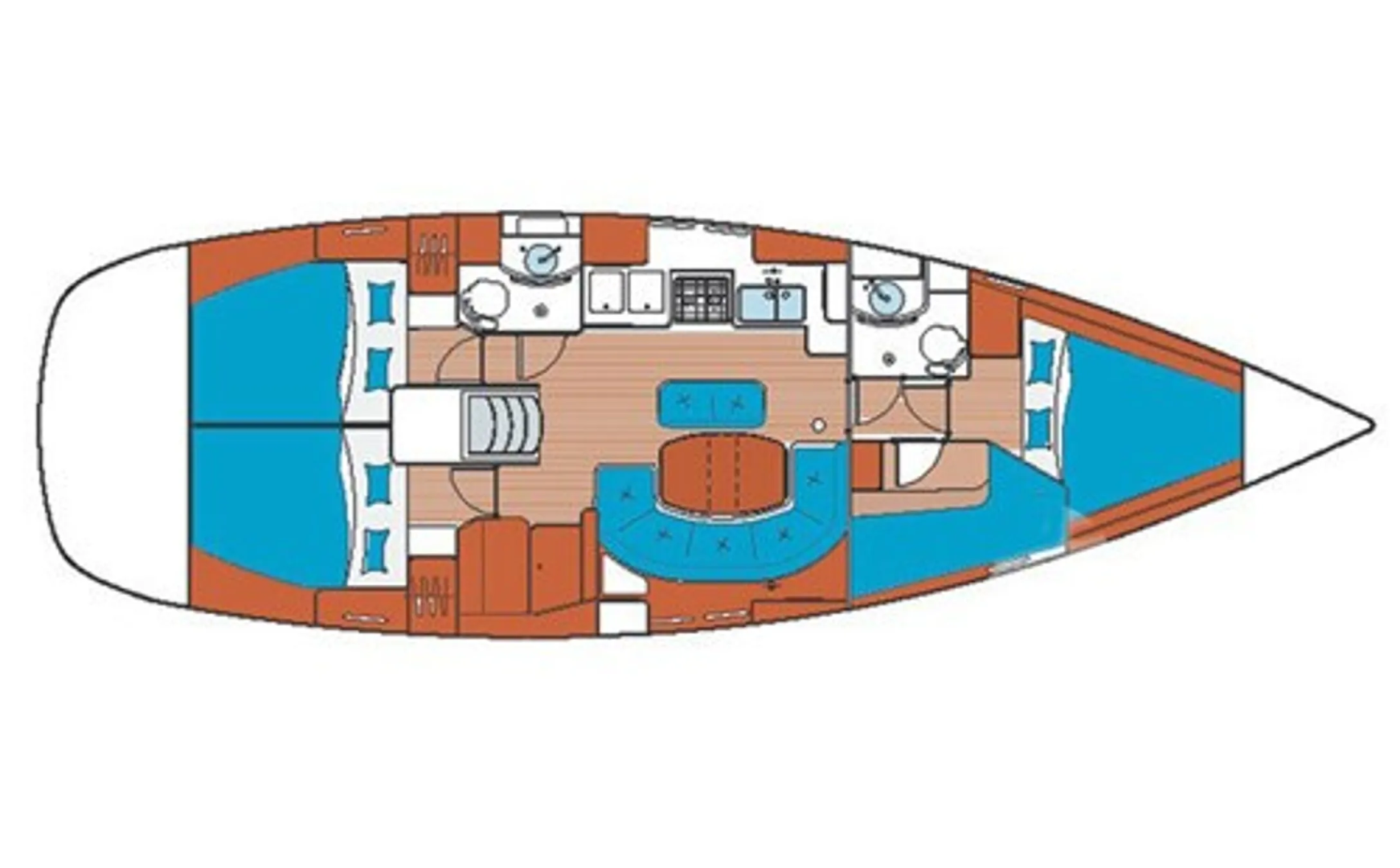 Verhuur Zeilboot Bénéteau met vaarbewijs