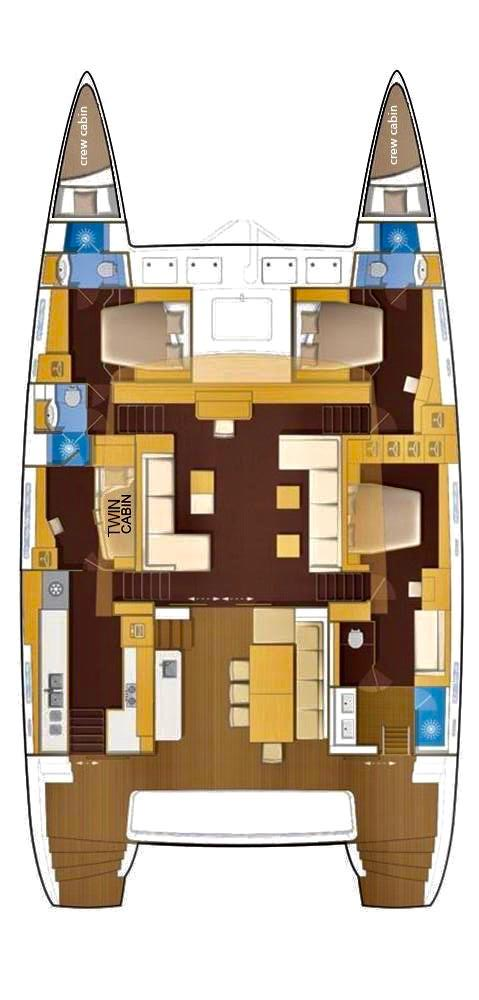 Verhuur Catamaran in Bodrum - Lagoon Lagoon 620