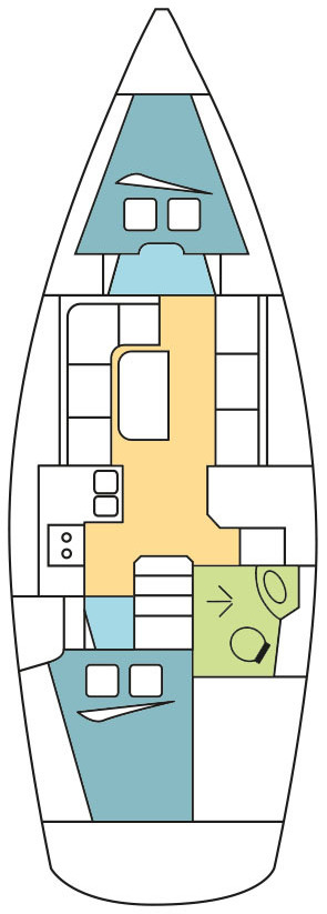 Bootverhuur Bavaria Cruiser 34 in Zaton via SamBoat