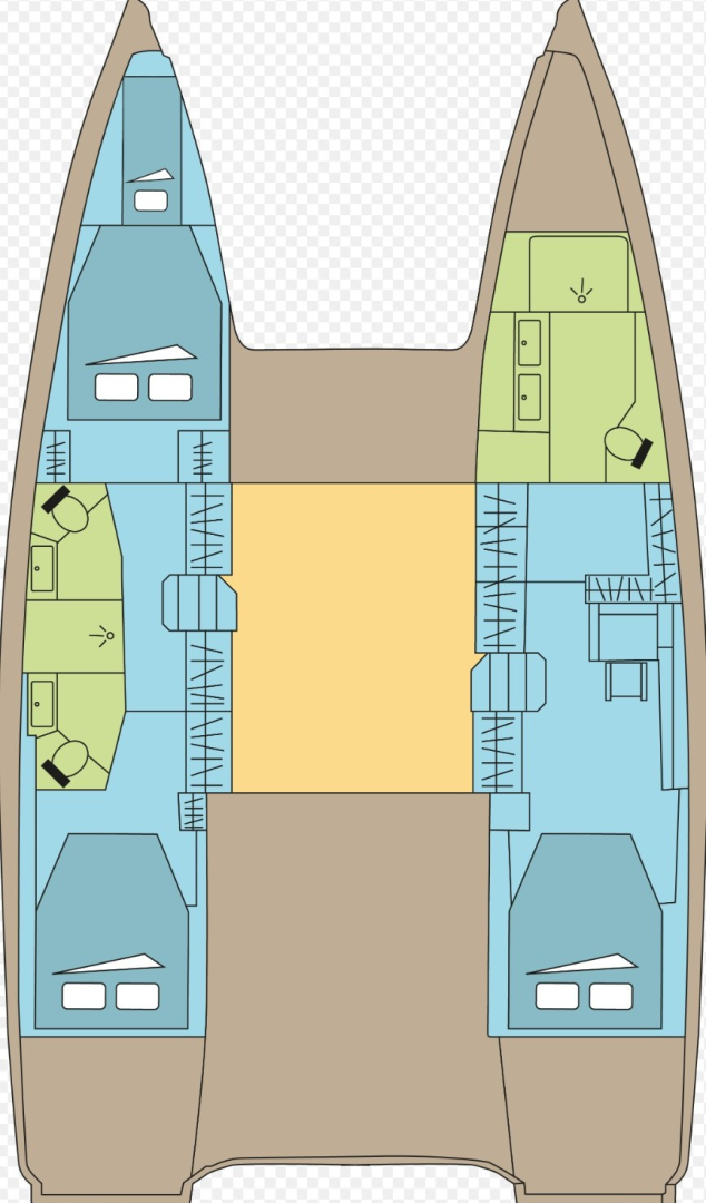 Verhuur Catamaran in Olbia - Excess Excess 13 - 3 + 1 cab.