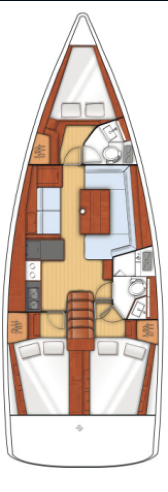 Huur Zeilboot met of zonder schipper Bénéteau in Fethiye