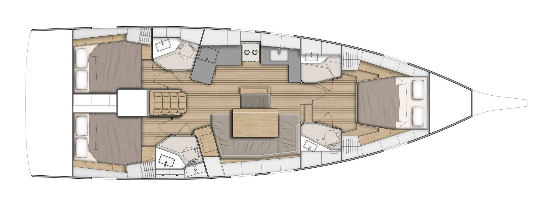 Verhuur Zeilboot Bénéteau met vaarbewijs
