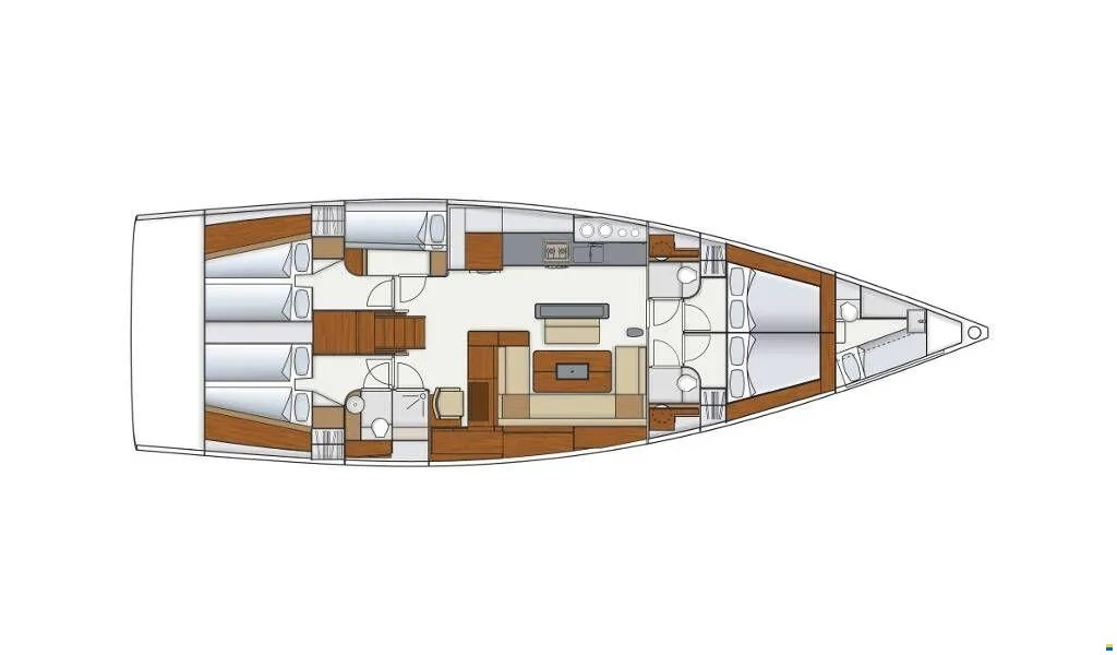 Verhuur Zeilboot in Primošten - Hanse Hanse 575