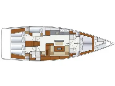 Verhuur Zeilboot in Primošten - Hanse Hanse 575
